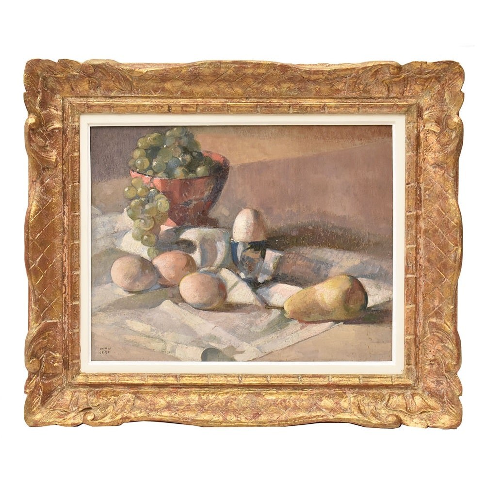 QNM 638 1 antique oil painting art deco still life oil painting XX century.jpg